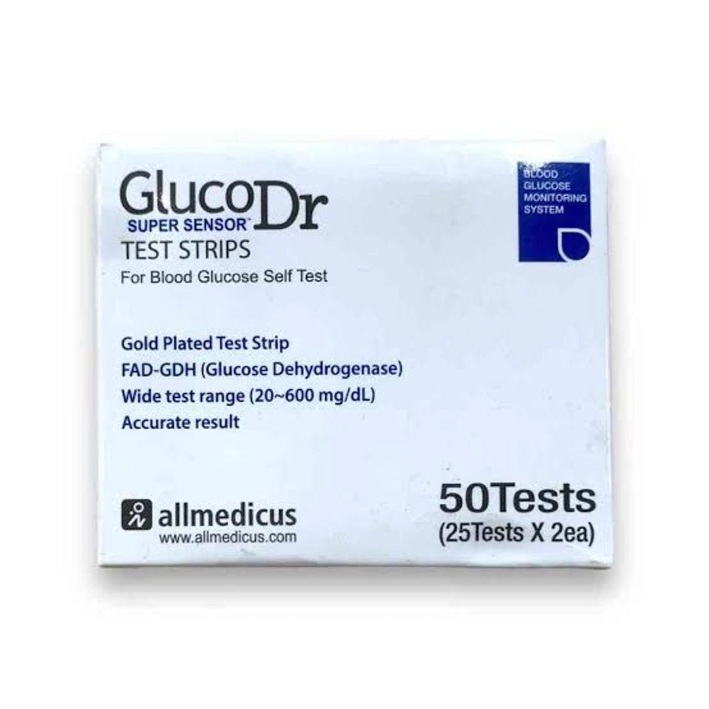 gluco dr code 2 strips 25×2=50 pes