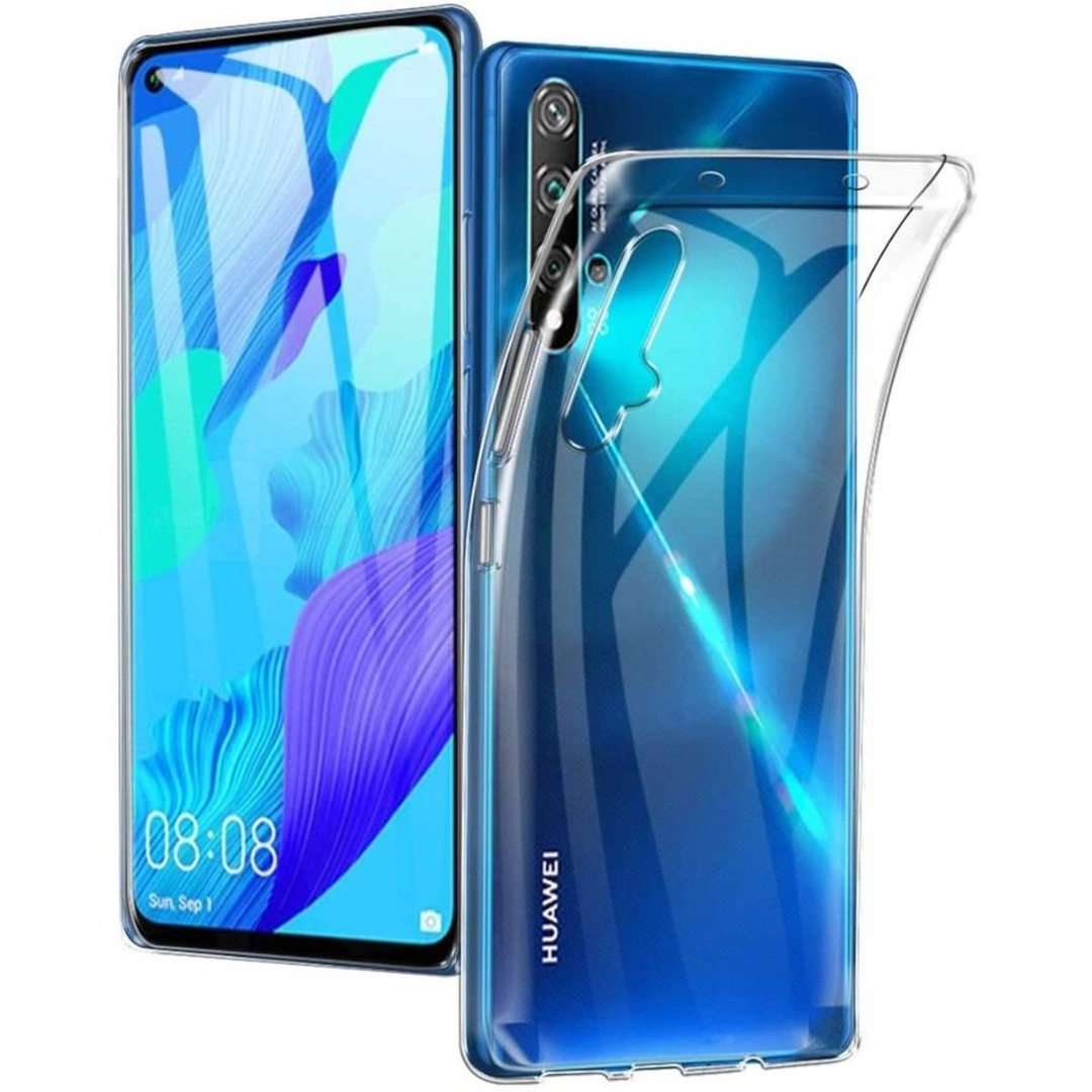 Custodia Portafoglio In Pelle PU Con Supporto Per Huawei Nova 5T - Nero, Slot Per Carte E Chiusura Magnetica