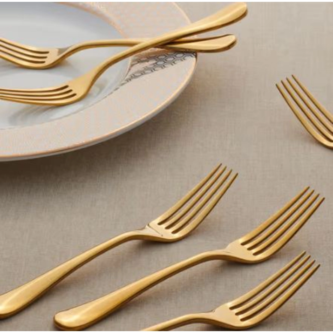 Golden color Stainless steel Spoon 6 pieces