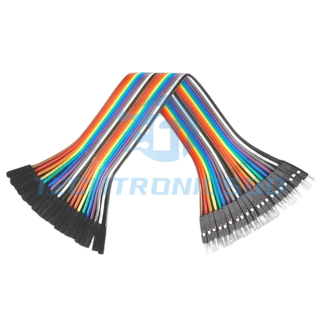 20 Pcs Jumper Wire Set 20cm (Male to Male / Male to Female / Female to ...