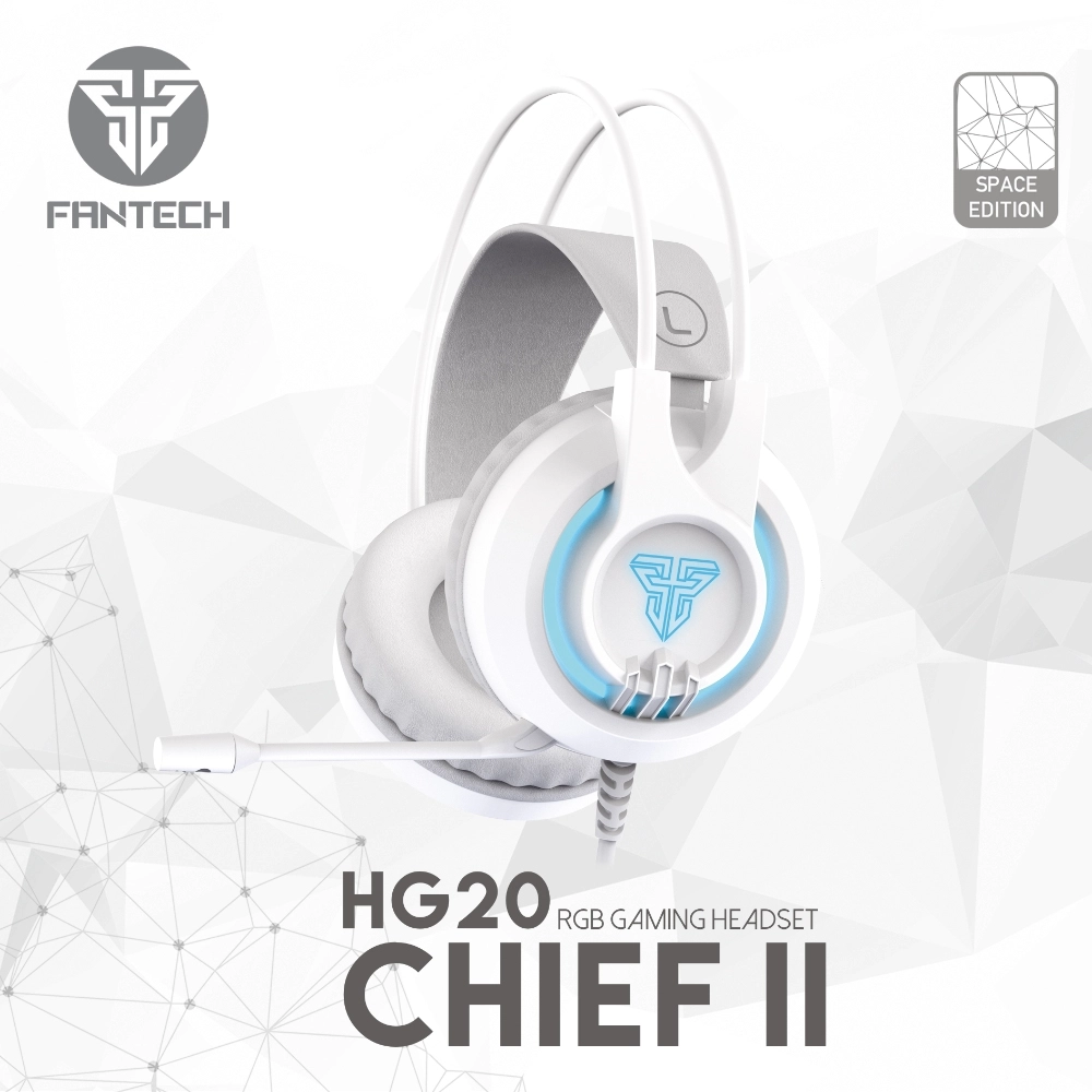 FANTECH CHIEF II HG20 Wired Headset Gamer PC 3.5mm PS4 Headsets White ...