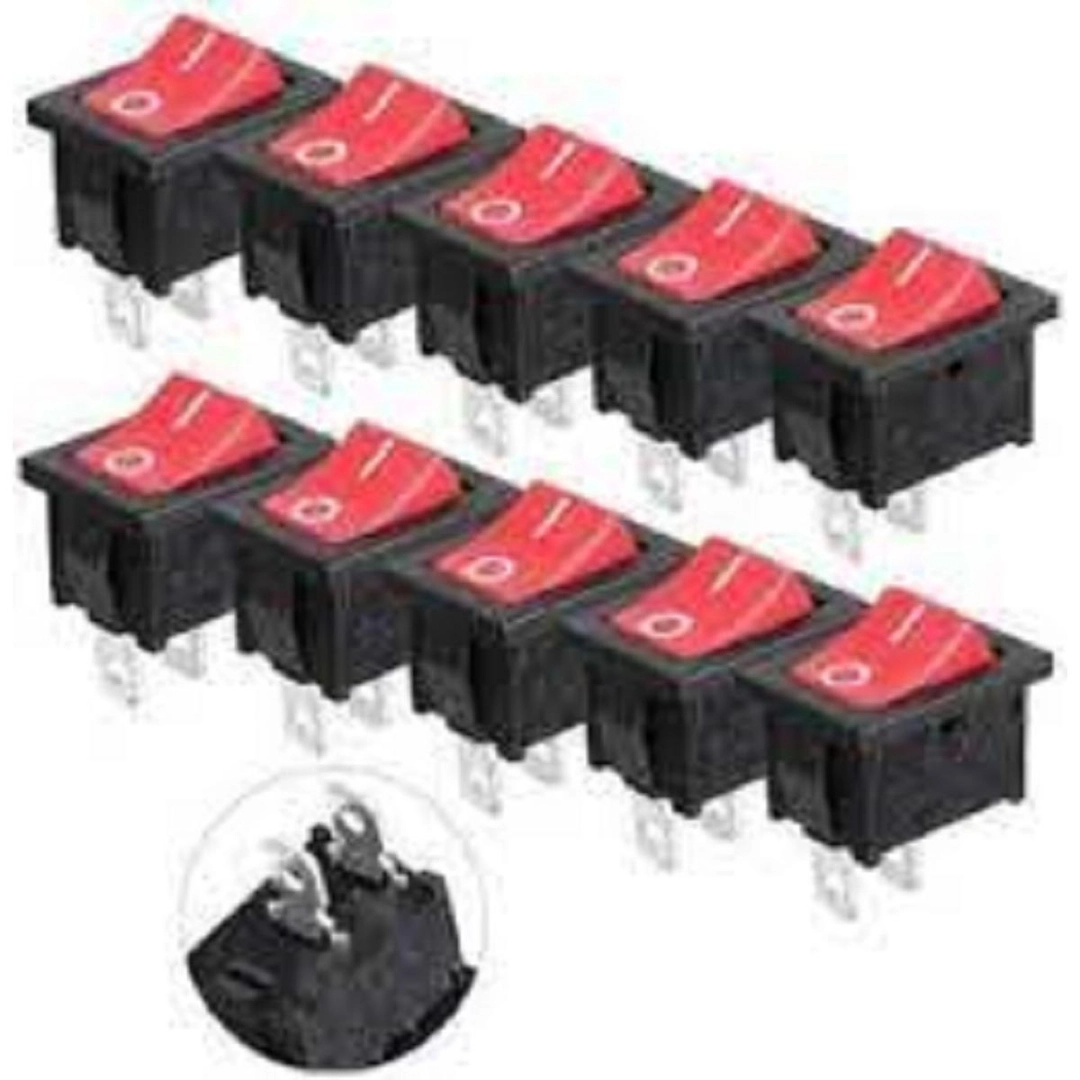 10 Pc Electronics Mini 2 Pin Spst On/Off Switch For Electronic Circuit ...