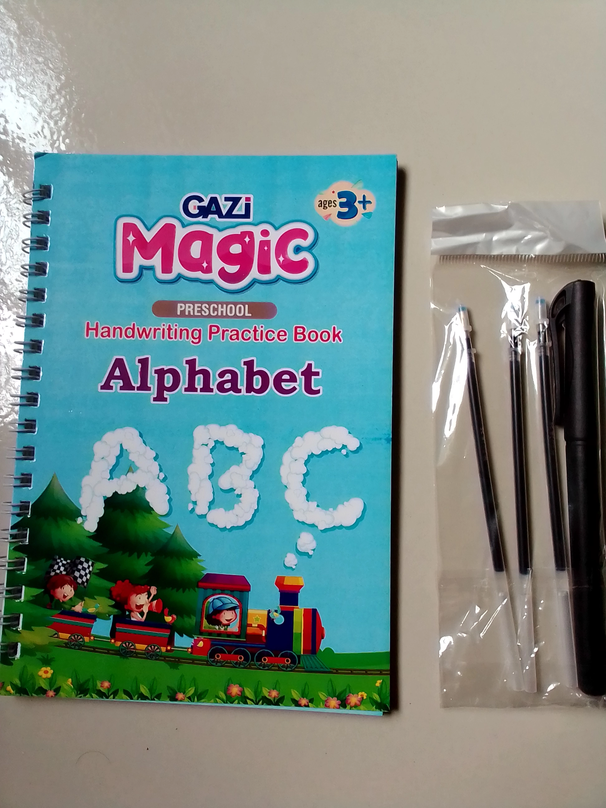 Magic Writing Practice English Magic Handwriting Practice Book With magic 1 pen and 3 Sis