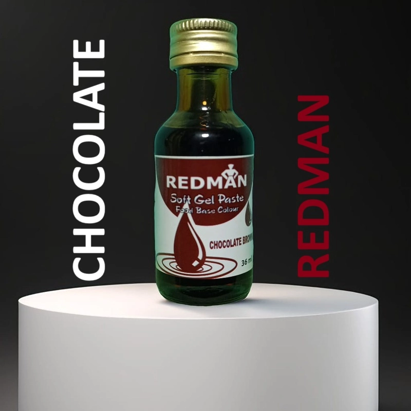 Redman Color REDMAN ( CHOCOLATE ) Soft Gel Paste Food Color CHOCOLATE - 36ml Food ...