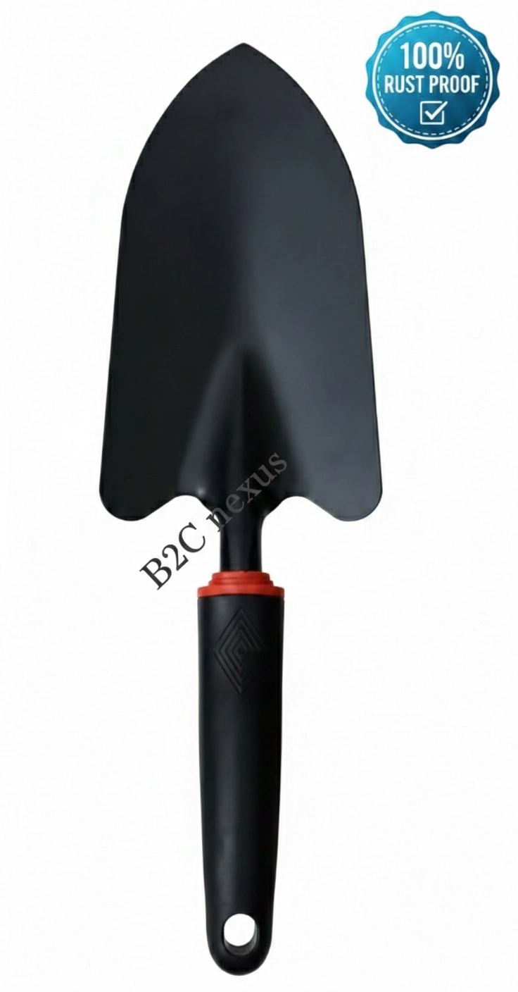 Hand Trowel for Garden. Hand Belcha. Rust Proof Black Coating Full ...