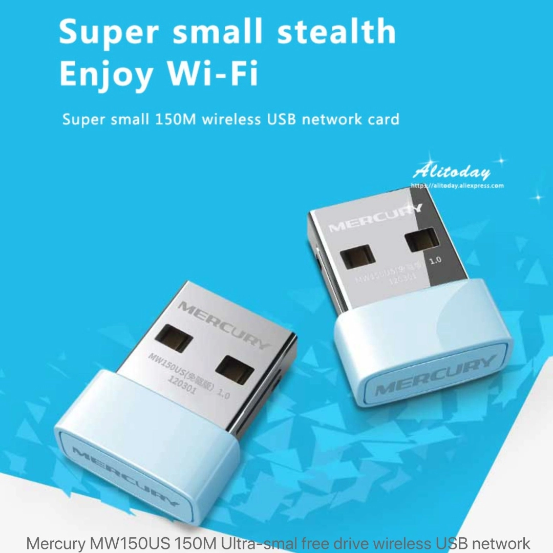 Mercury MW150US 150M Ultra-small free drive wireless USB network card ...