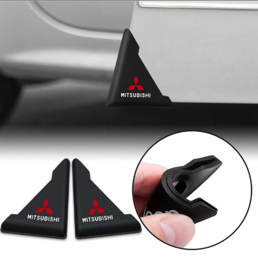 2PCS Car Door Corner Body Armor Anti Scratch Protector Silicone Door ...