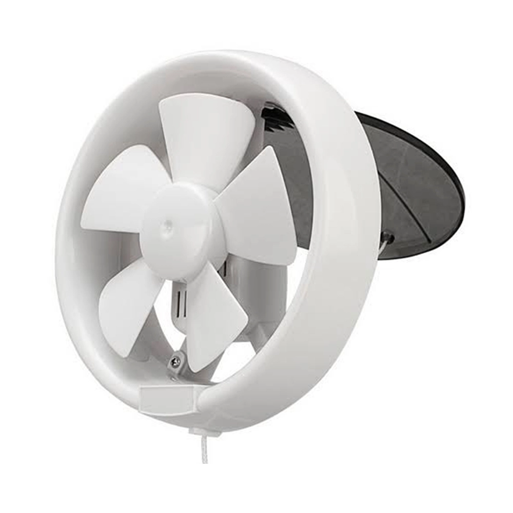 National Deluxe Heavy Duty Round Glass Window Exhaust Fan 6 Inch ...