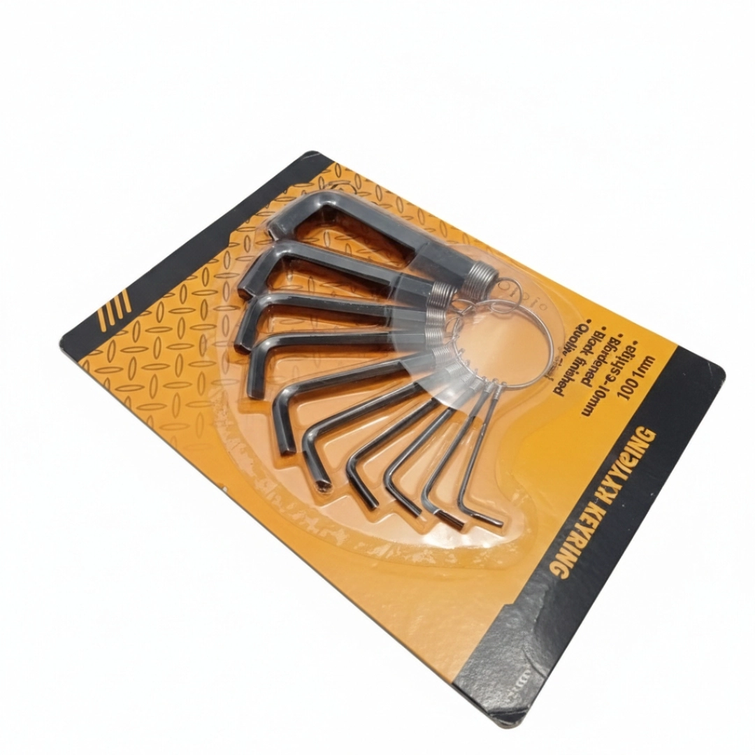 Allen Key Set Alengi Set Steel Allen Hex Key Wrench Set 10 PCs with Key ...