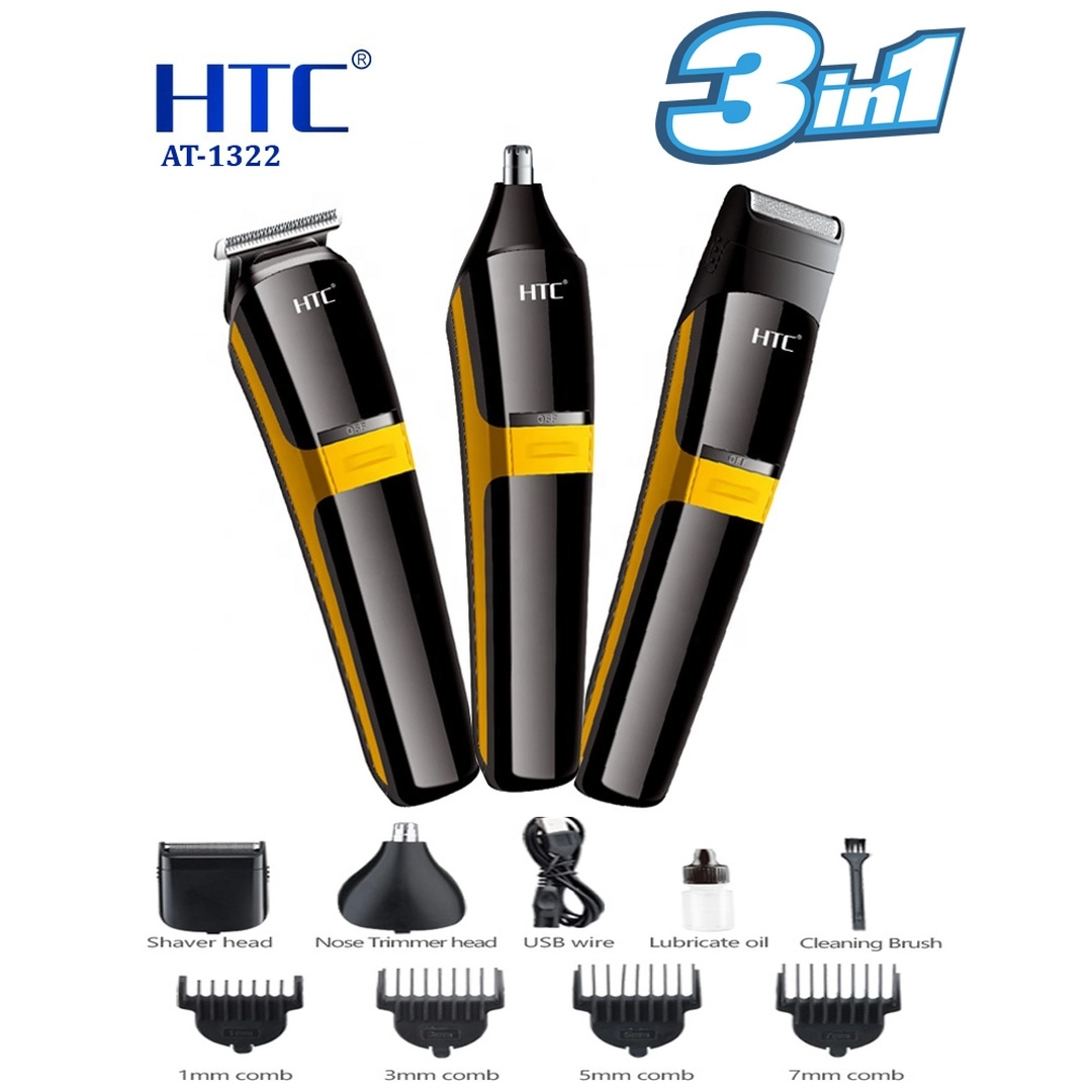 HTC AT-1322 Professional Clipper Trimmer Shaver 3 in 1 mens grooming ...