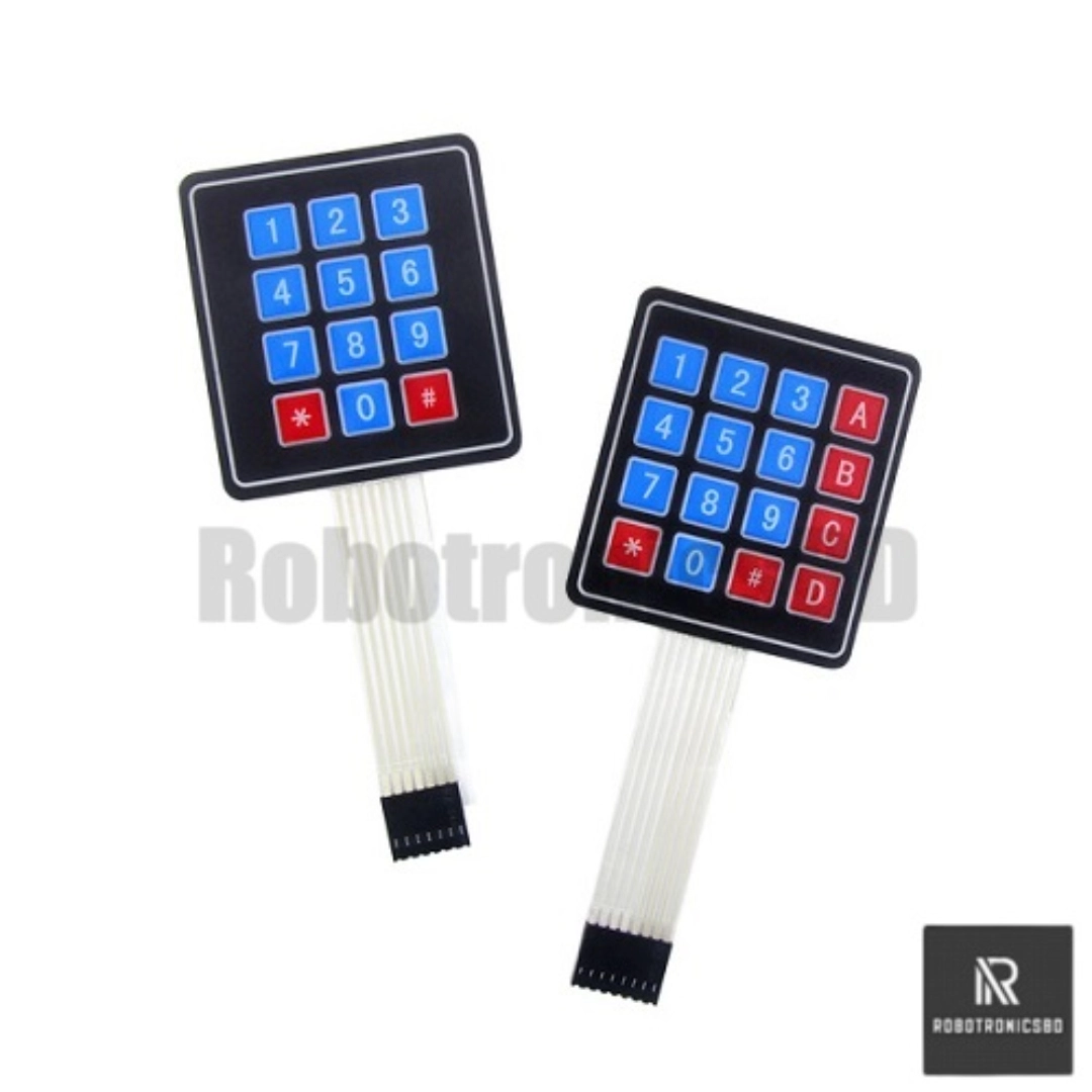 Keypad Module Membrane Switch | 4x4 /4x3 keypad |12 /16-Key Digital ...