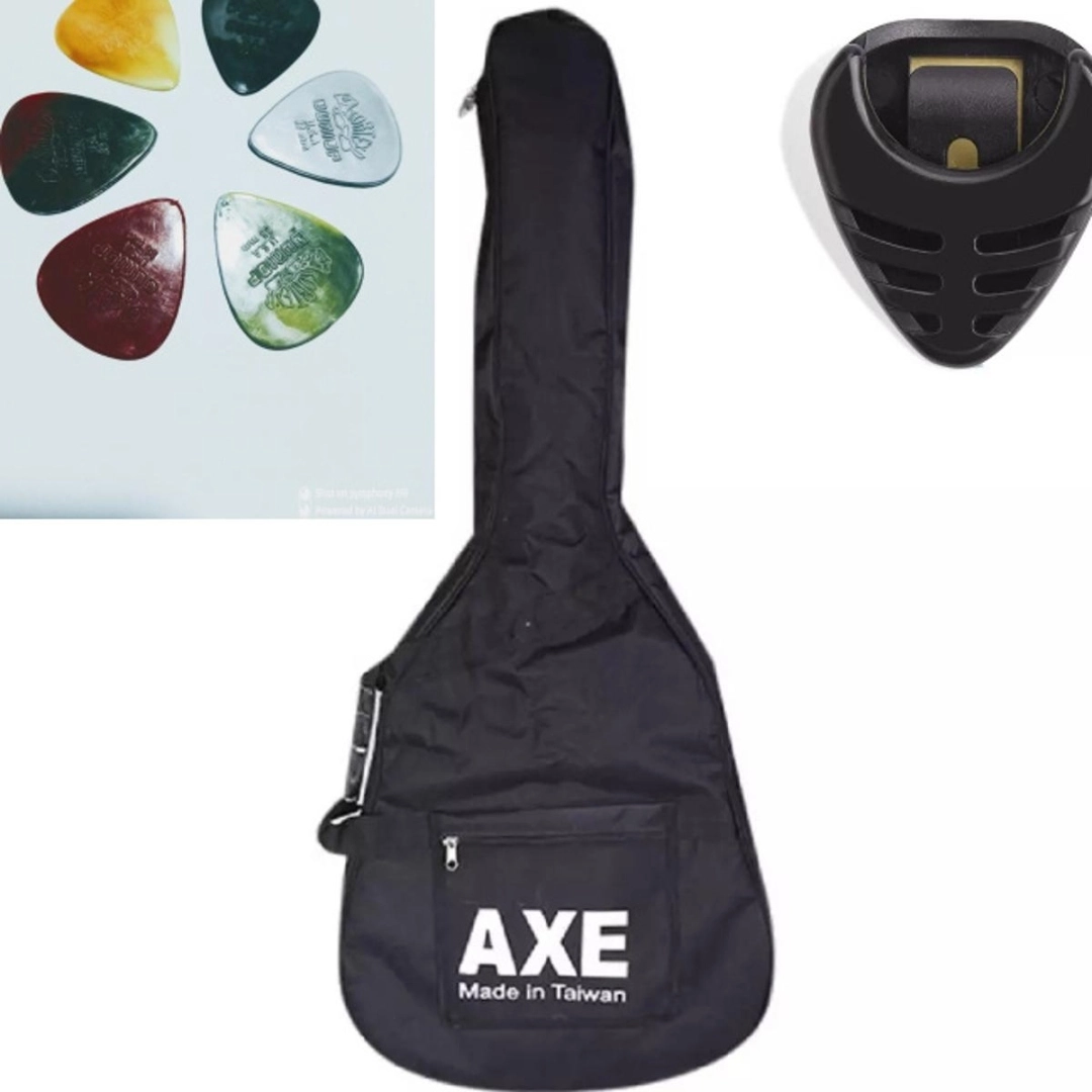 Acoustic Guitar bag+1 piece pick holder+6 pieces pick