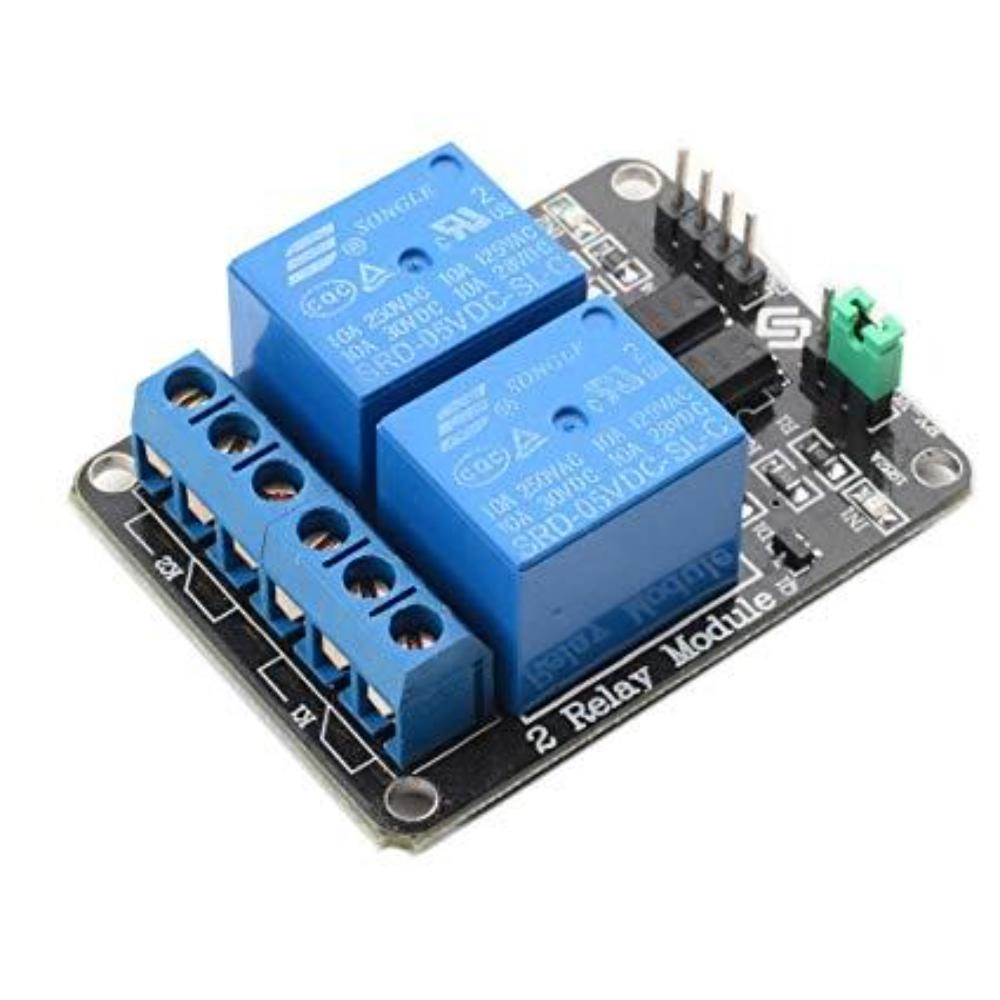 2-channel DC 5V-12V 2 channel relay module relay expansion board 5V low ...