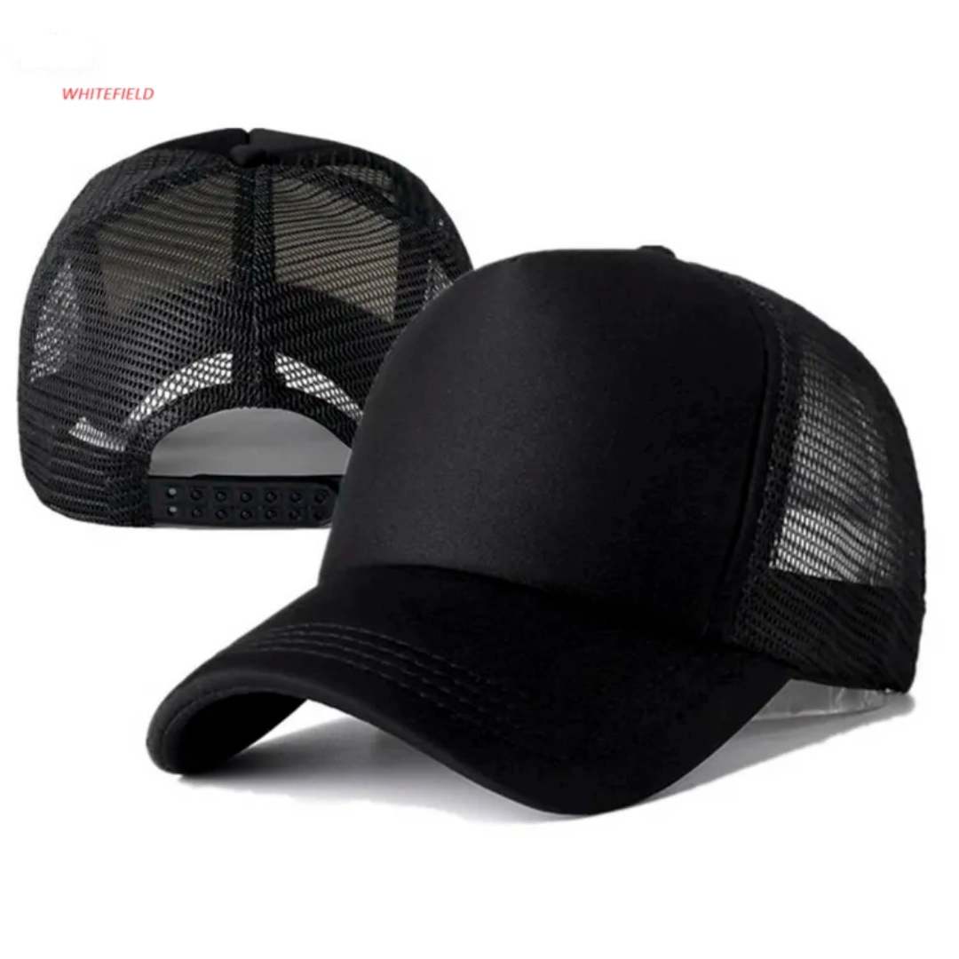 Black Half Foam Net Cap By Raaz - Cap For Men