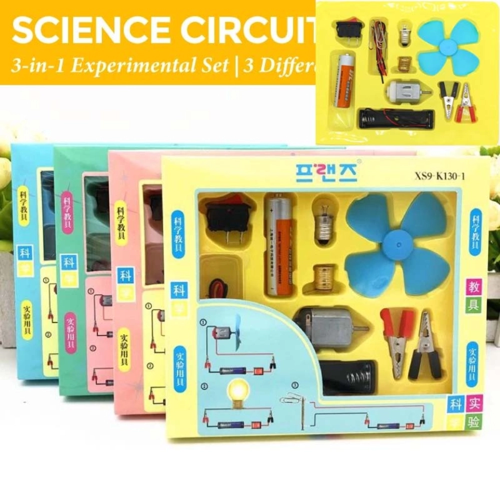 Science Box Easy Electric Circuit Teaching Age 6-10 Science Toolkit