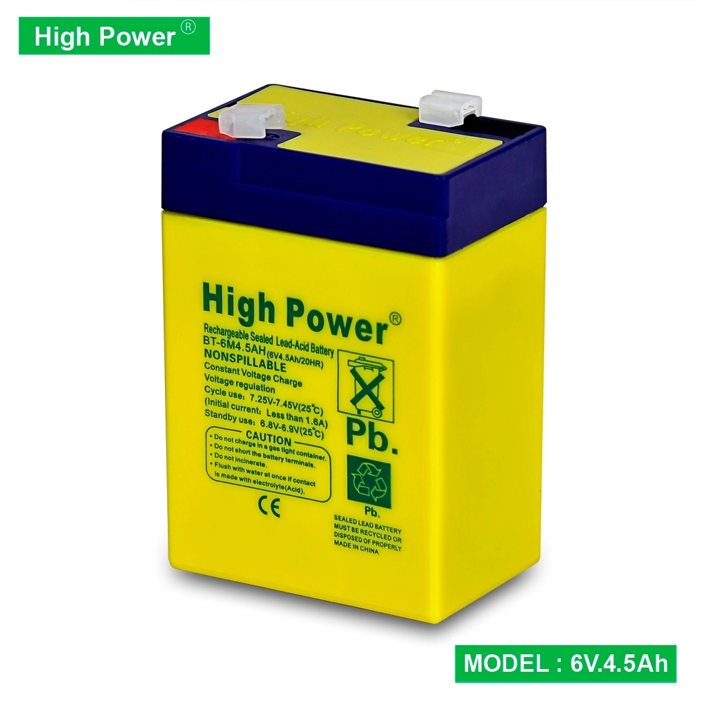 Powersonic PS-640 6V 4.5Ah Sealed Lead Acid SLA Battery | Rapid Electronics