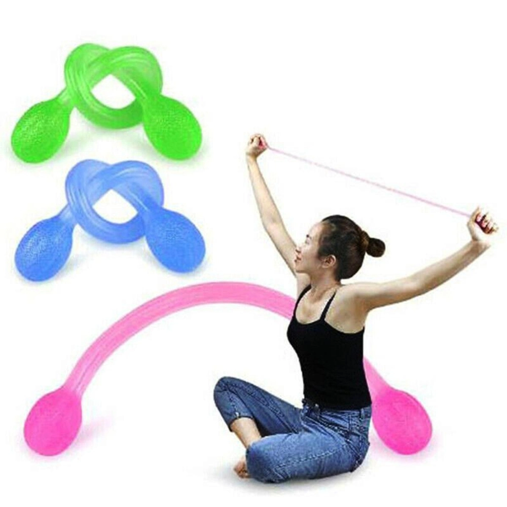 Silicone Yoga Pull rope tension strap Muscle Chest Expander Resistance ...