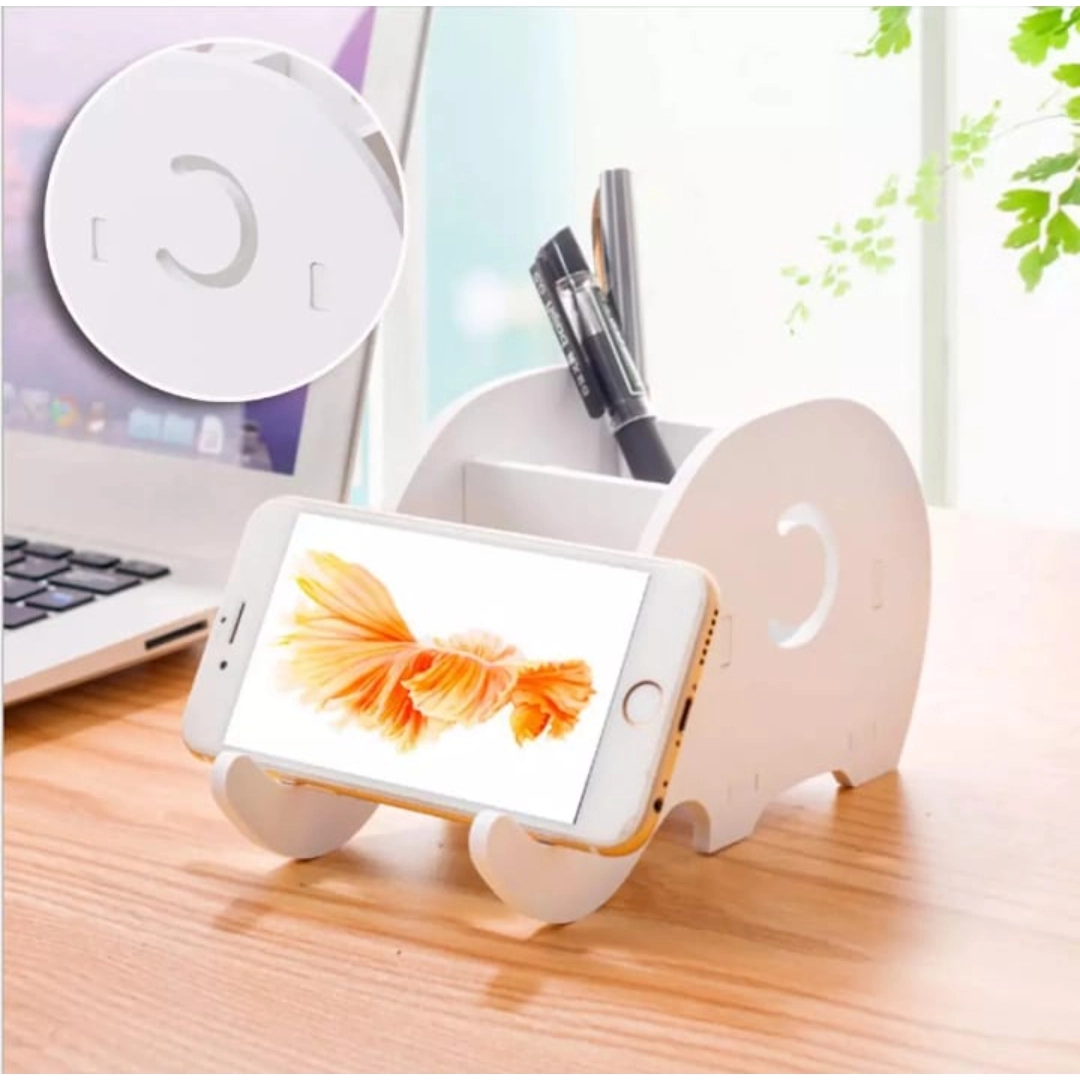 Dev Phone Stand Desk Mobile Phone Holder Stand and Pen Stand For iPhone iPad Android ...