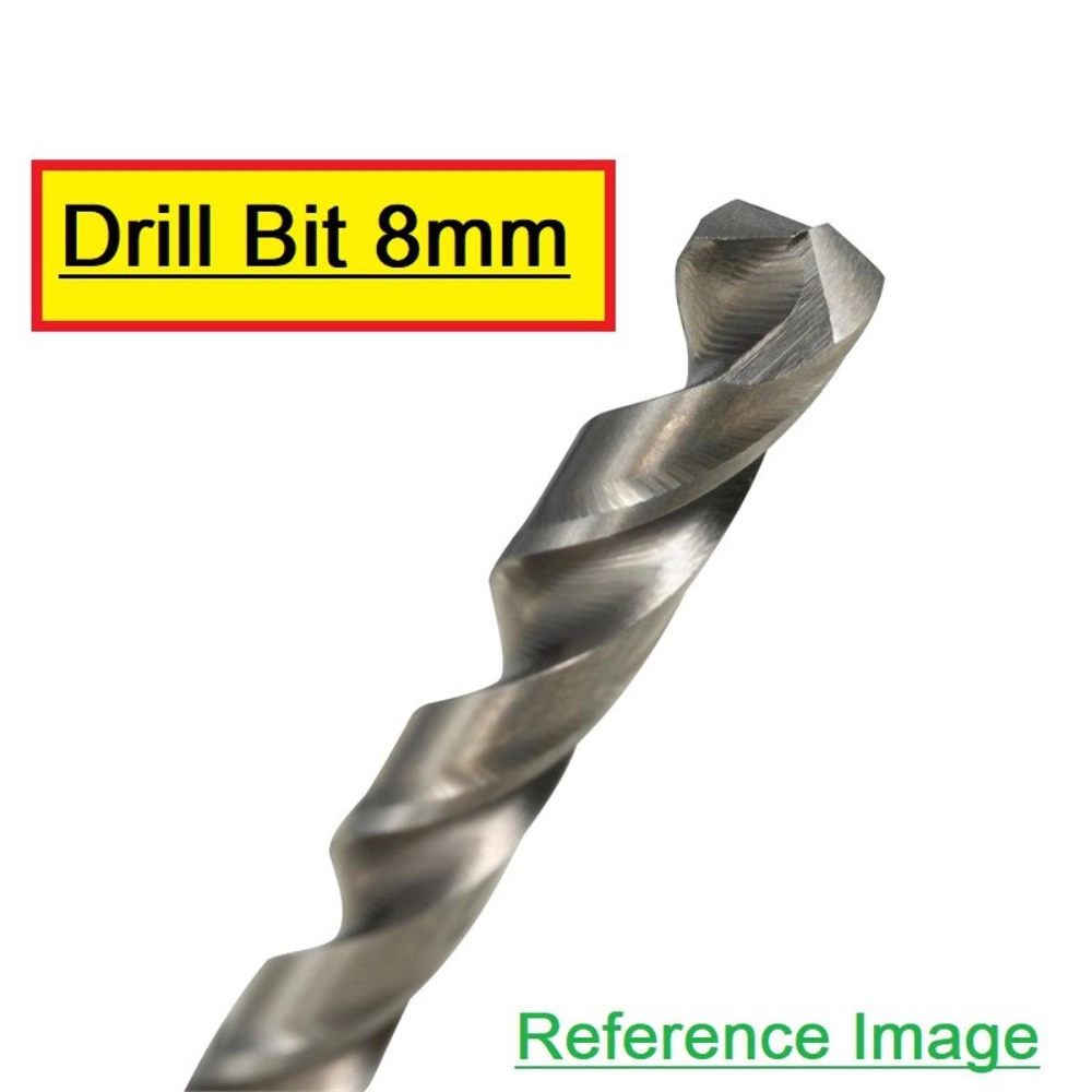 8mm Drill Bit 8mm HSS Twist Drill Bits 8mm High Speed Stainless Steel ...