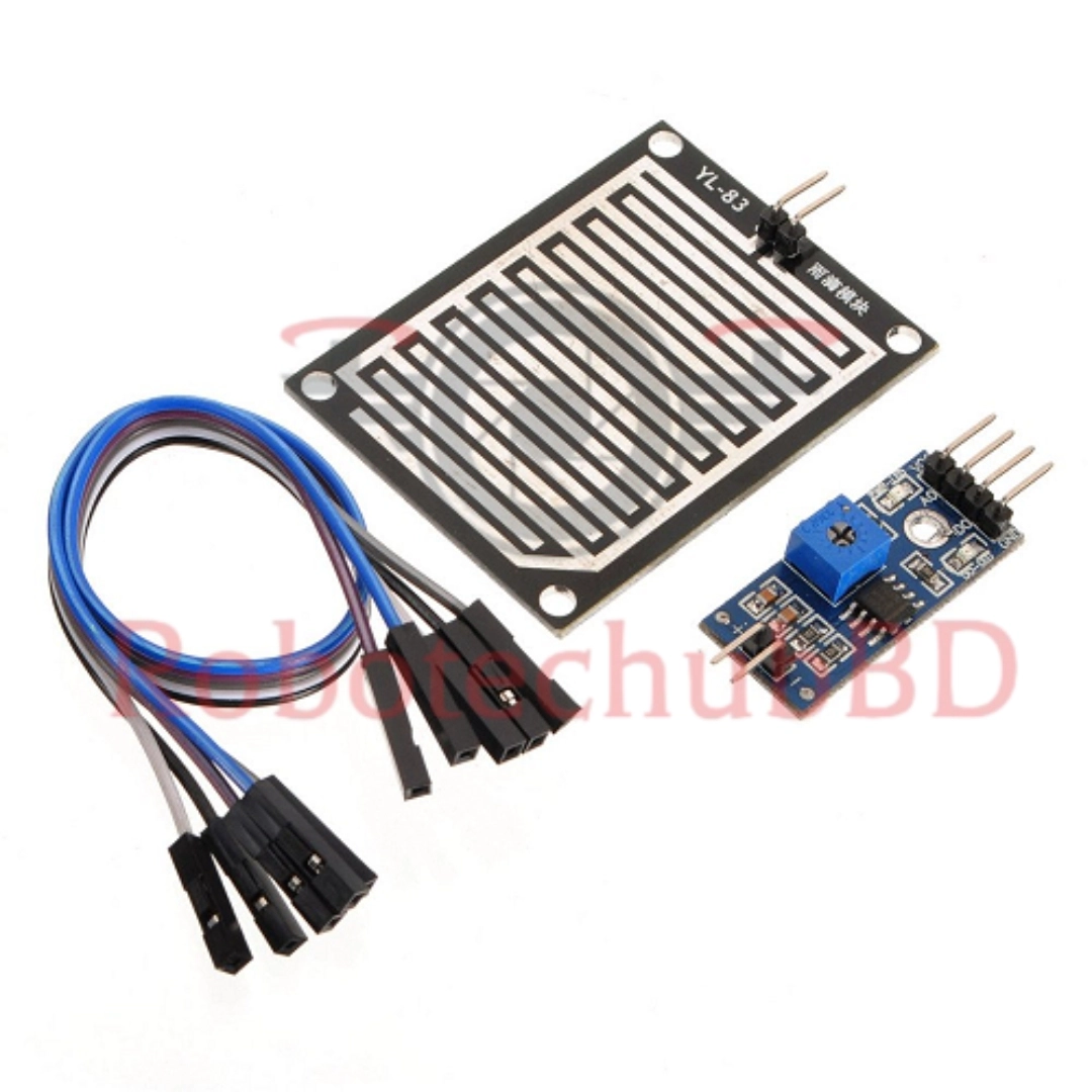 Rain Sensor Module | Rain Detection Sensor for Arduino, ESP32 ...