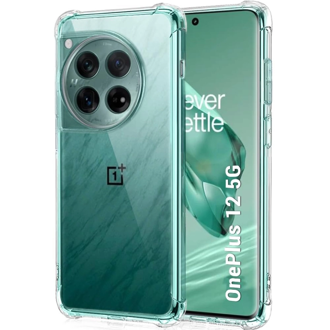 Oneplus 12 Transparent Soft & Flexible TPU With Bumper Mobile Back Cover