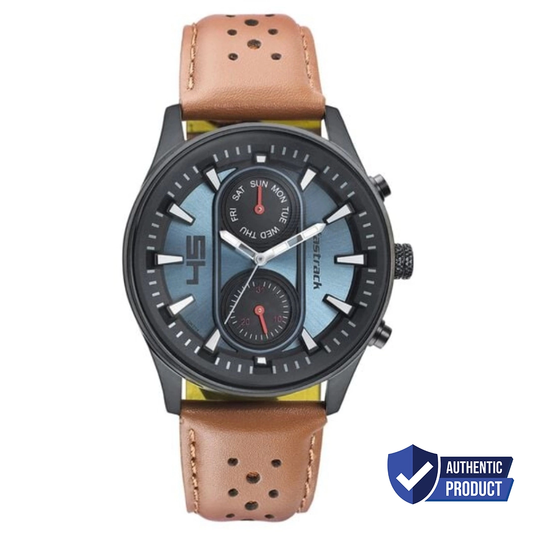 FASTRACK-3224NL02-Fastrack Fastfit Quartz Analog with Day and Date Blue ...