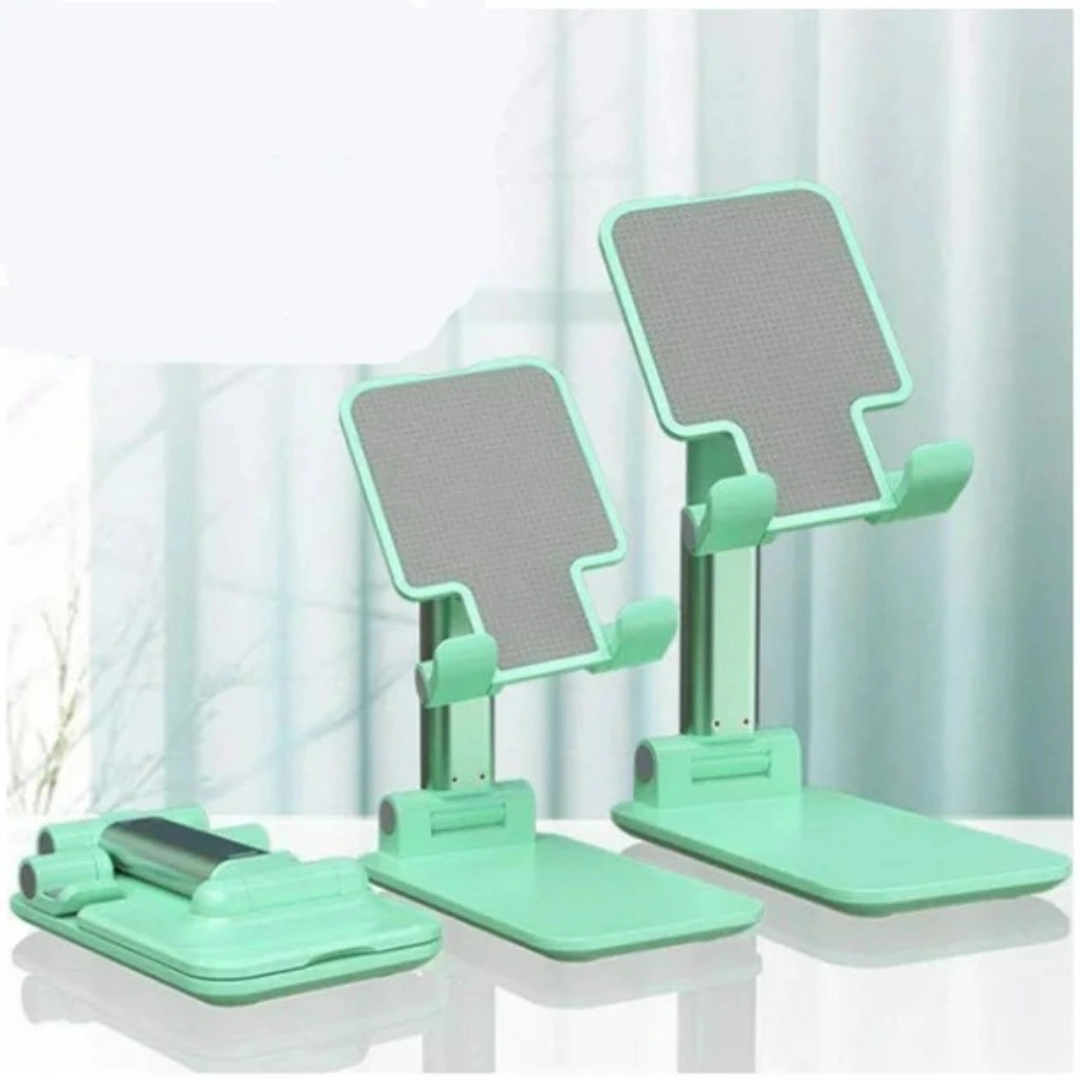 Dev Phone Stand Foldable FOLDING DESKTOP PHONE STAND Mobile Phone Holder Stand ( BLACK )