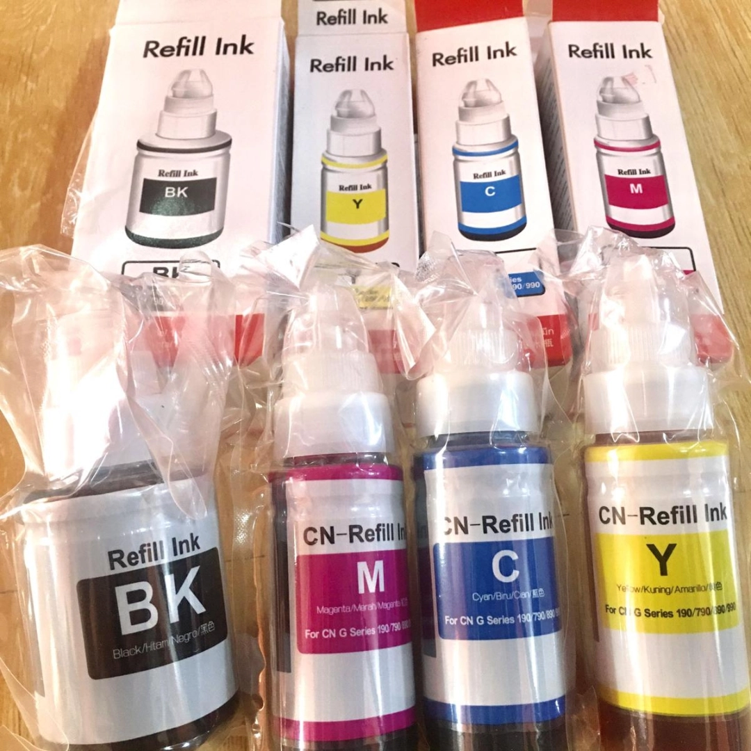 Canon Gi-790 Ink Set For Canon Printer Pixma G1000, G1010 (Compatible)