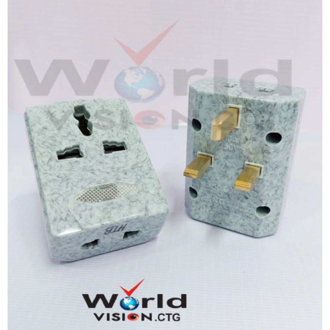 3 Pin Multi Socket 13A Chromic design Premium Quality Heavy Duty ...