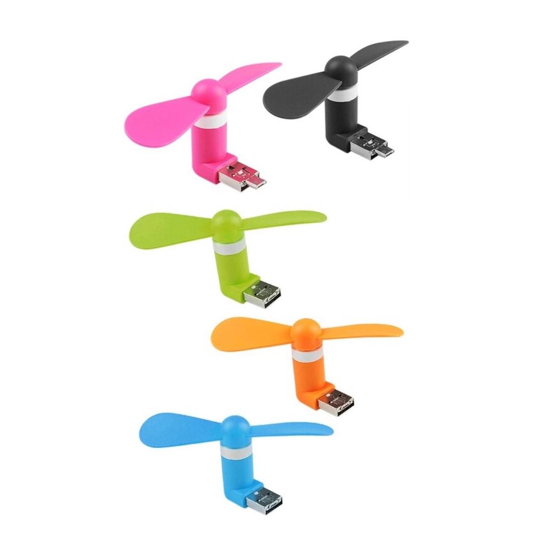 Mini Android Fan 2 in 1 Mini Cool Portable 2 in1 Mini Micro USB Mobile Phone Fan ...