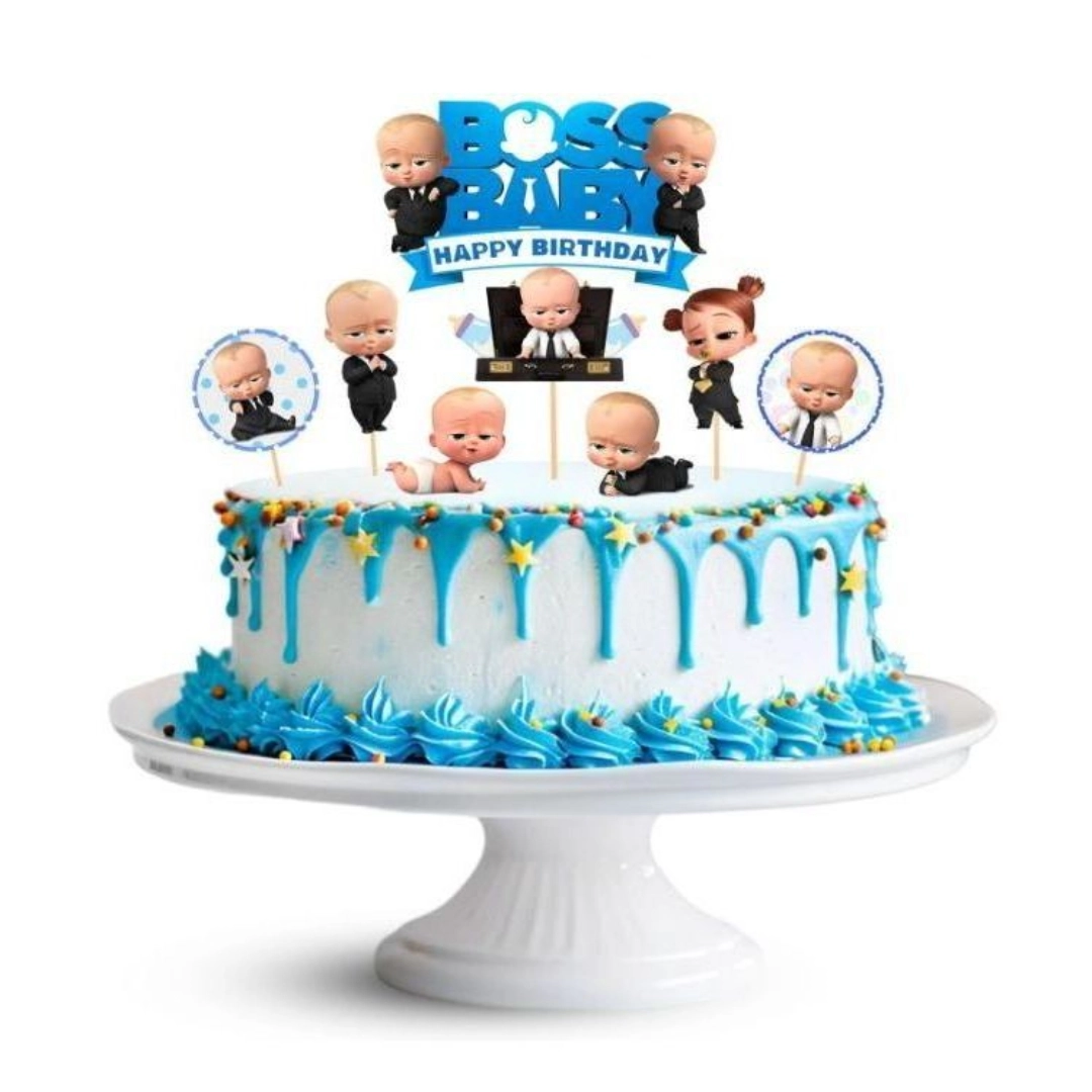 Ninja Drachen Geburtstagsdeko-Set – Mit Happy Birthday Banner, Cake Toppers Und Deko-Figuren – Perfekt Für Ritter- Und Fantasy-Kinderparty