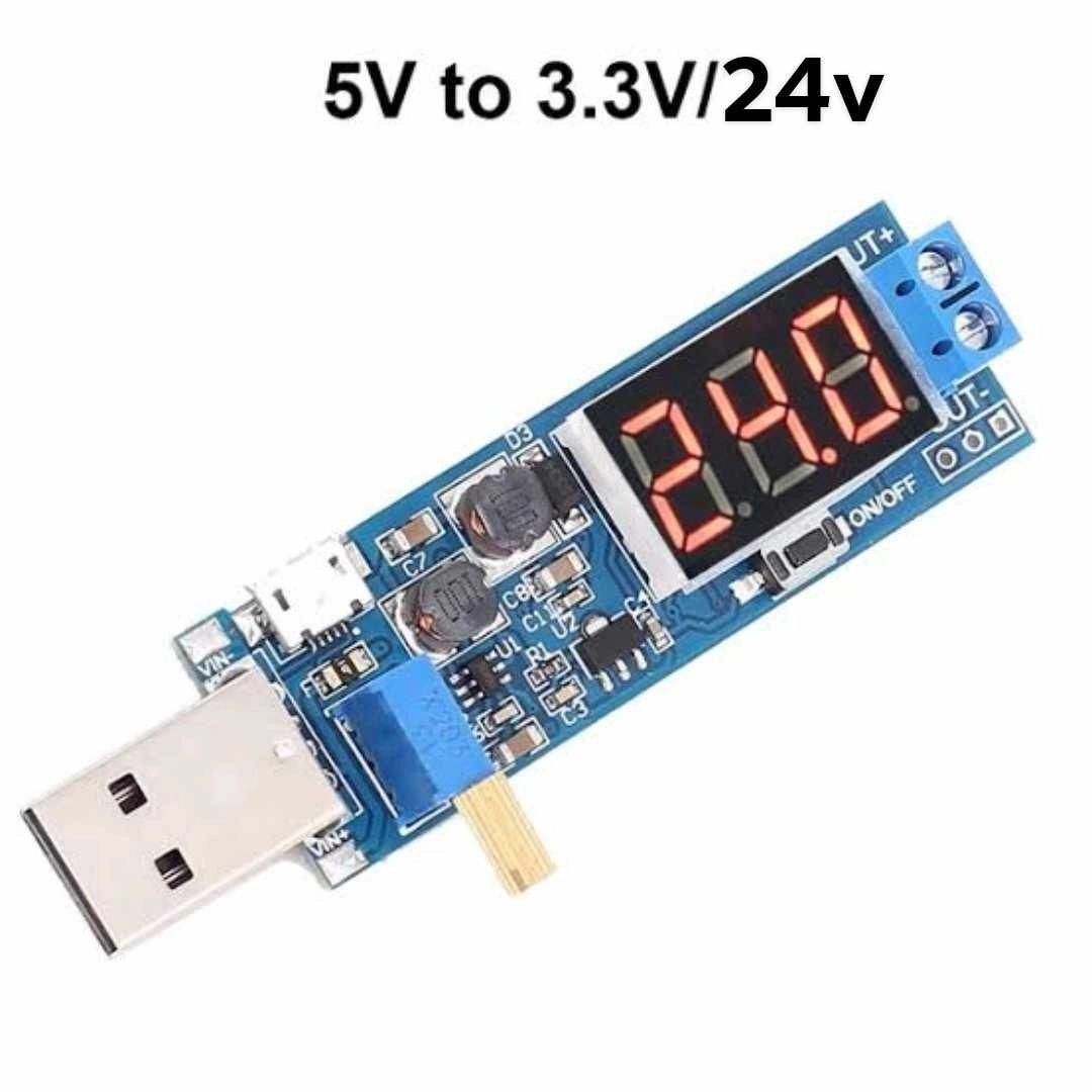 LED DC-DC 5V Auf 1-24V Potentiometer Step Up/Down U Produktbild-Vorschau 4