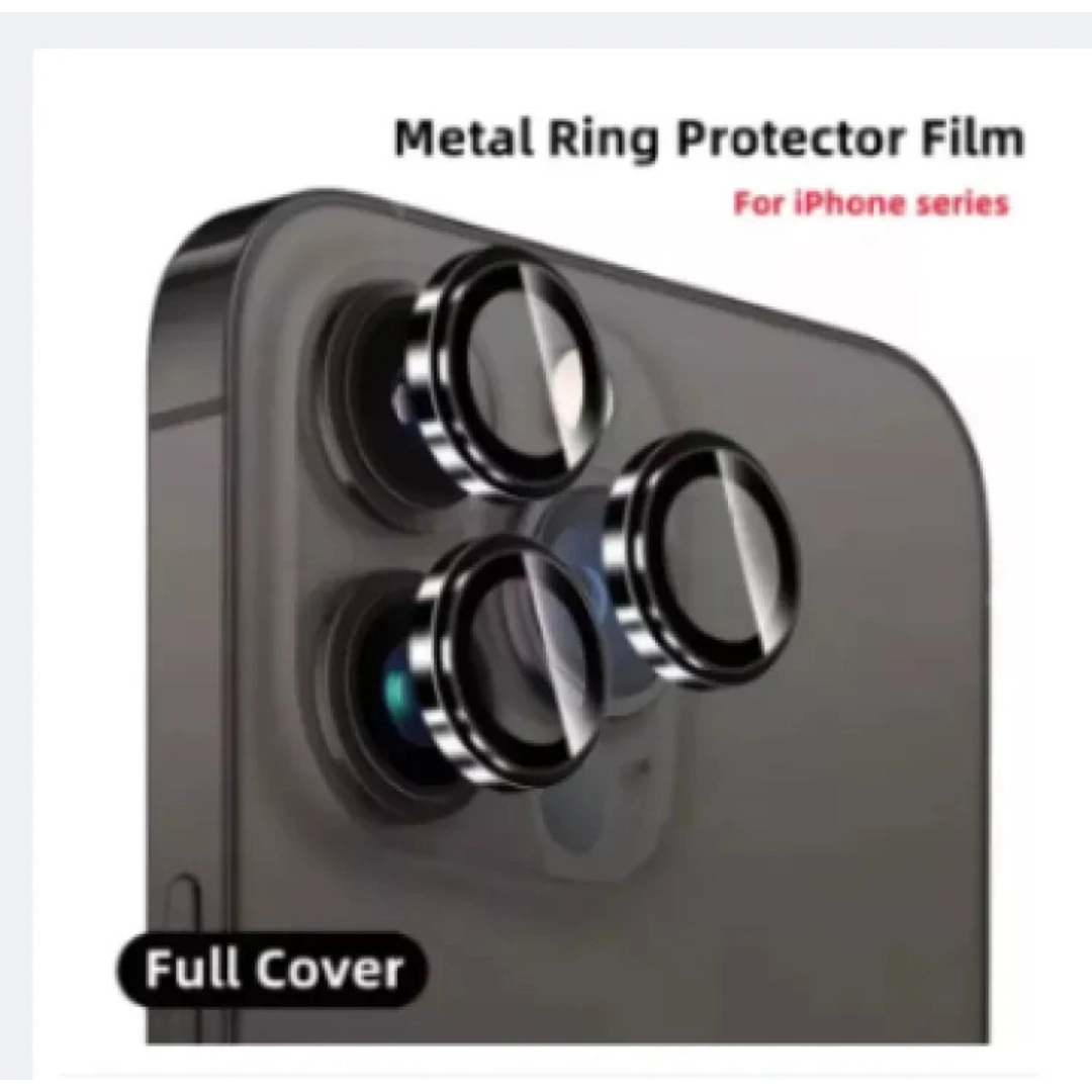 Lens Metal Ring Protector Glass For Iphone 12 11 13 14 15 Pro Max Mini ...