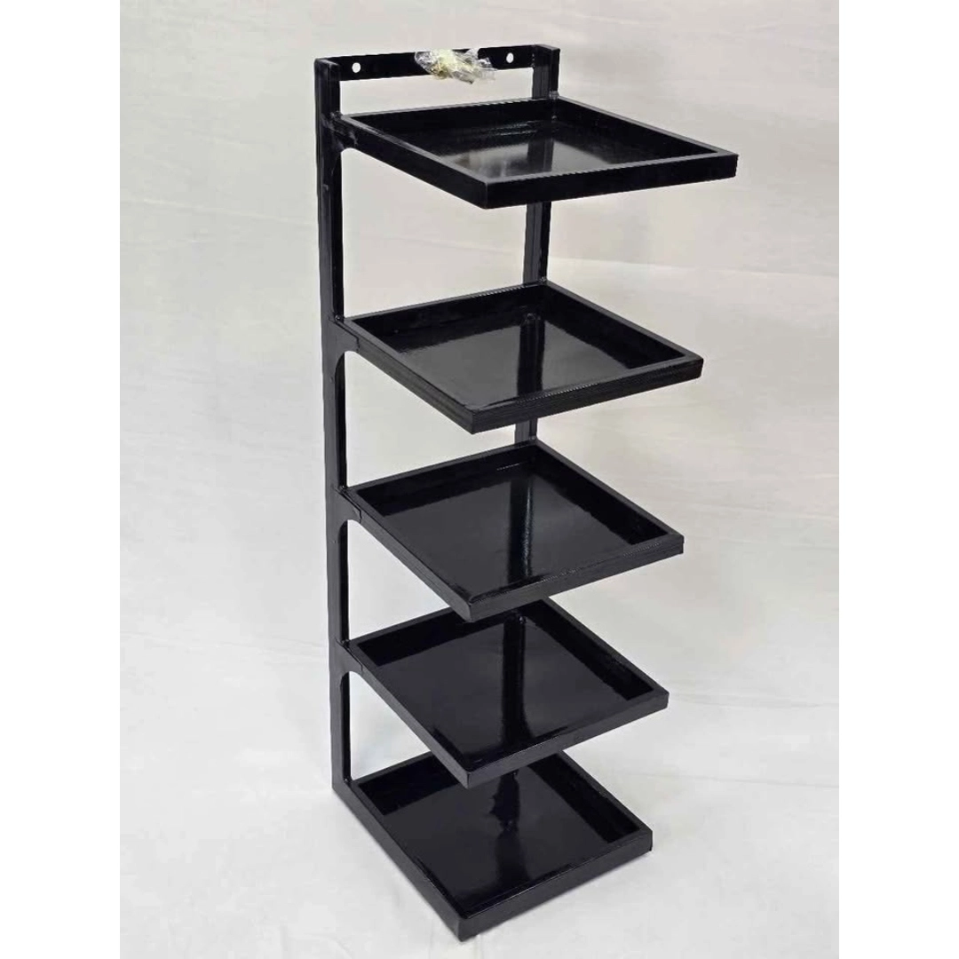 Iron Kitchen Rack 5 Layer Heavy Duty Iron Rack kitchen organizer – Wall Mount Storage ...