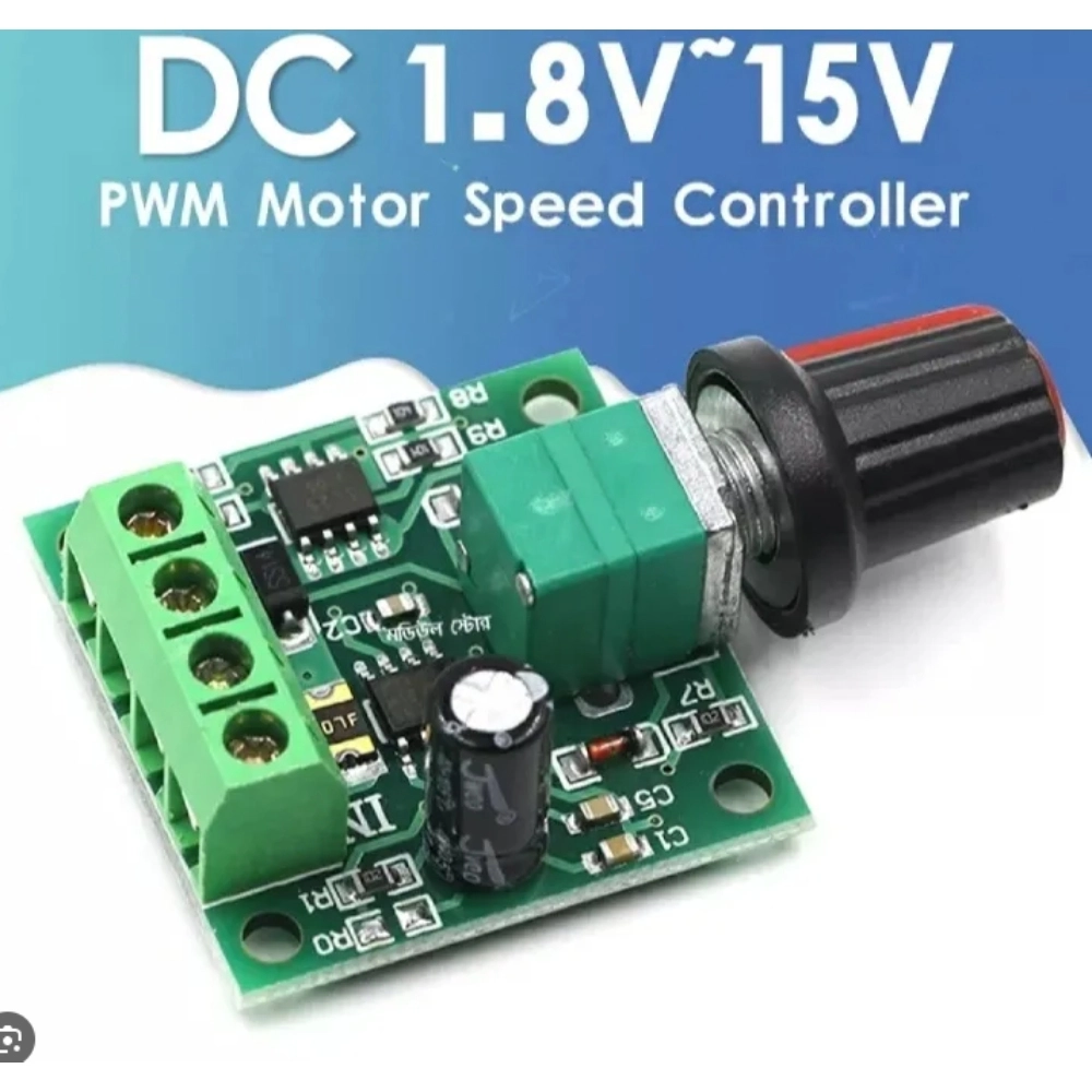 30W 2A Dc 1.8V-15V Pwm Motor Speed Controller Regulator Low Voltage Fan ...