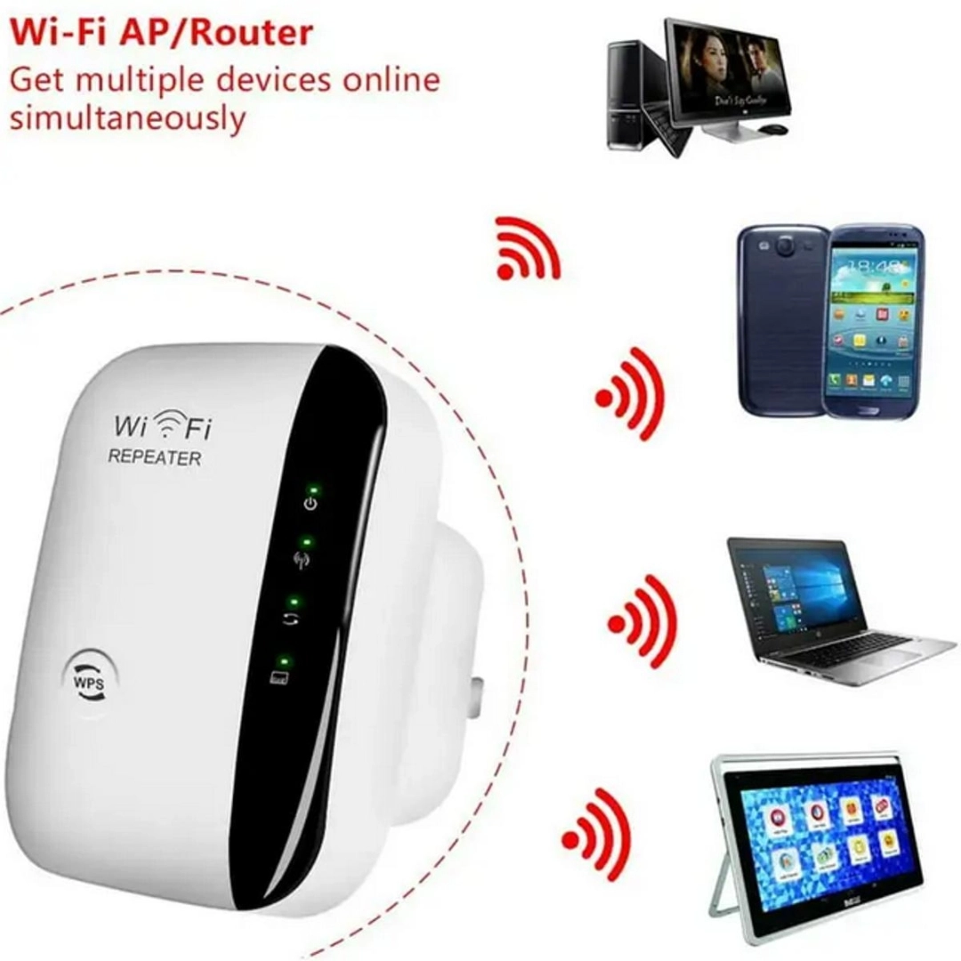 300Mbps WiFi Wireless-N 802.11 AP Router Extender Signal Booster Range