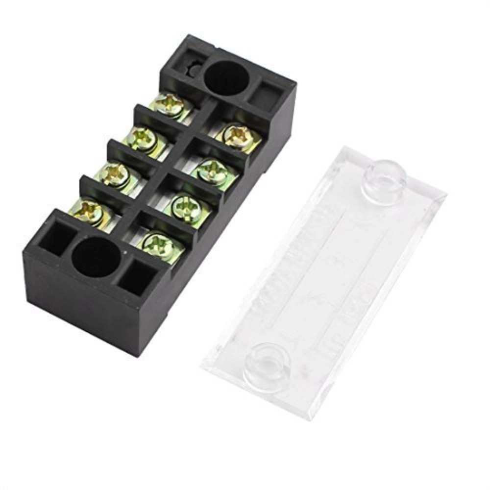 Dual Row Termina TB-1504 4P Double Row Terminal Block 600V 15A Terminal Block TB-1504 ...