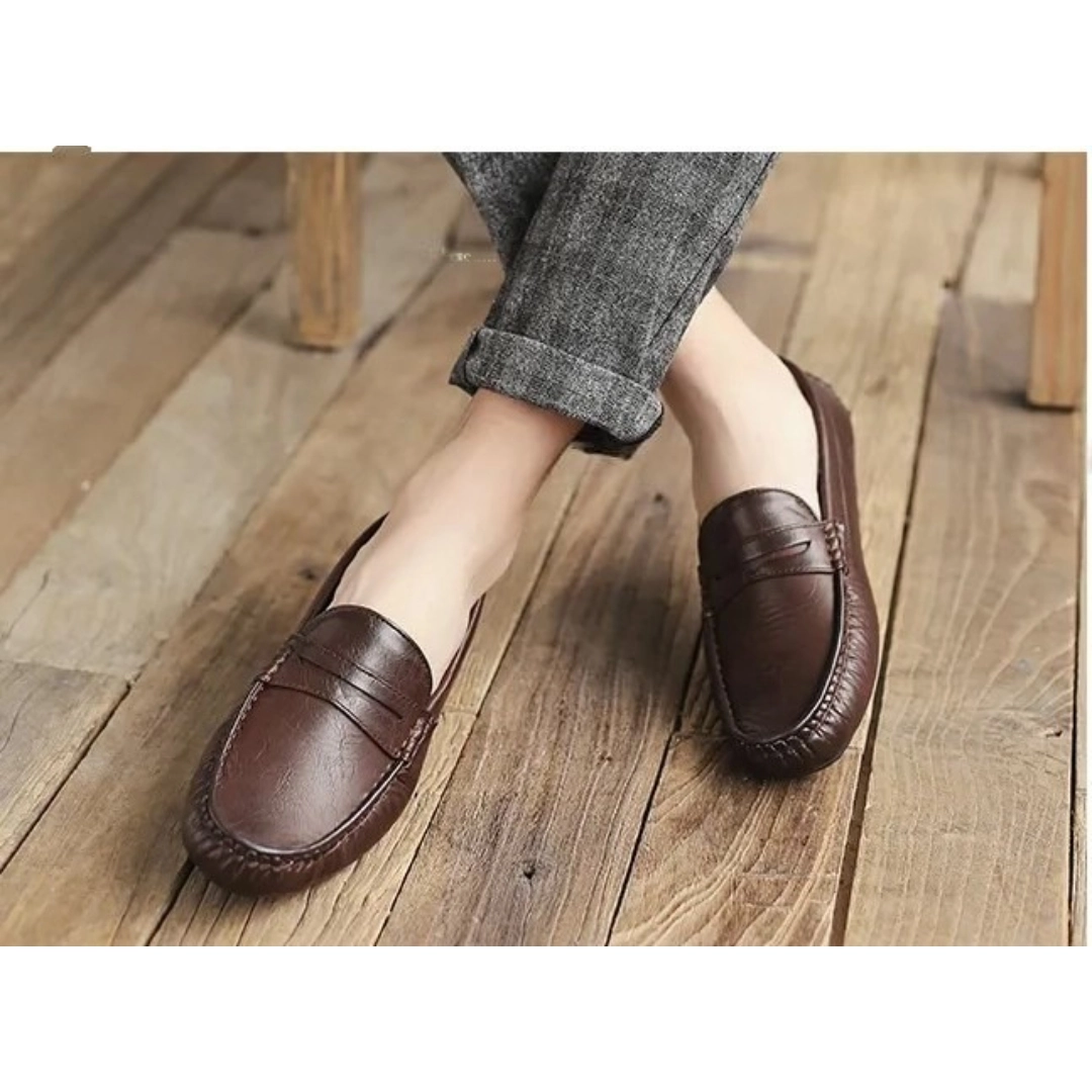 New High Quality Js Leather Js-112356 Slip Moccasins Loafers Casual ...