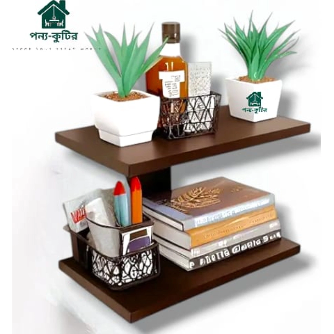 Wall Shelf Wall Floating shelf key ring hanger Height 18 Inch Width 12 ...
