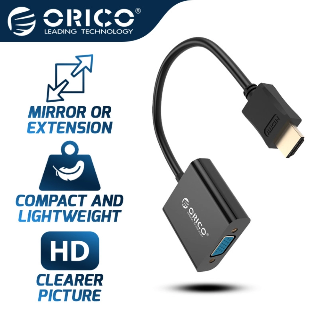 ORICO DHTV-C20 1080P HDMI A to VGA Adapter Digital to Analog Video ...
