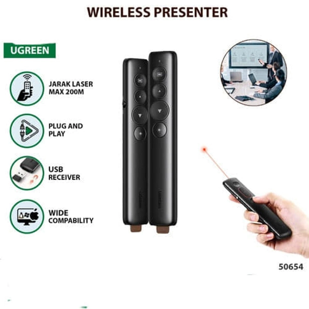 Ugreen Laser Pointer Wireless Remote Controller Presenter