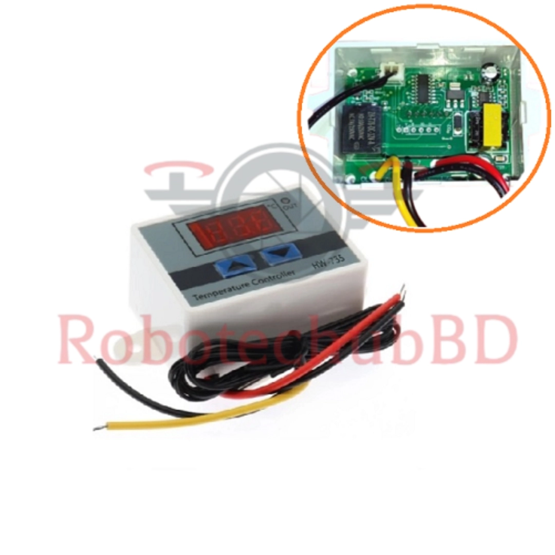 Curated visual reference: Visual Reference: Xh W3001 Digital Temperature Controller With Mini Transformer Circuit