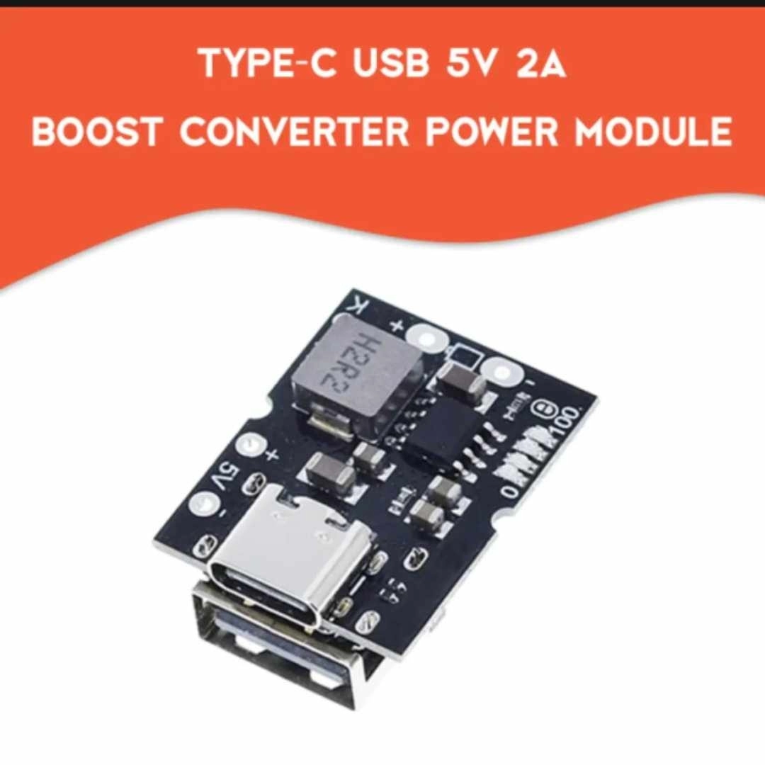Power Bank Circuit Module Type C Usb 5v 2a Boost Converter Step Up