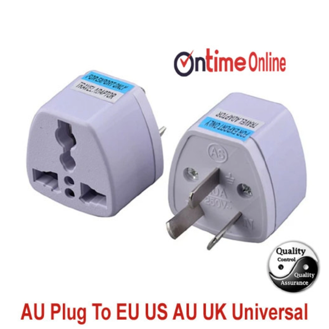 Universal 3Pin AU NZ Power Plug Adapter 3 pin New Zealand Australia ...