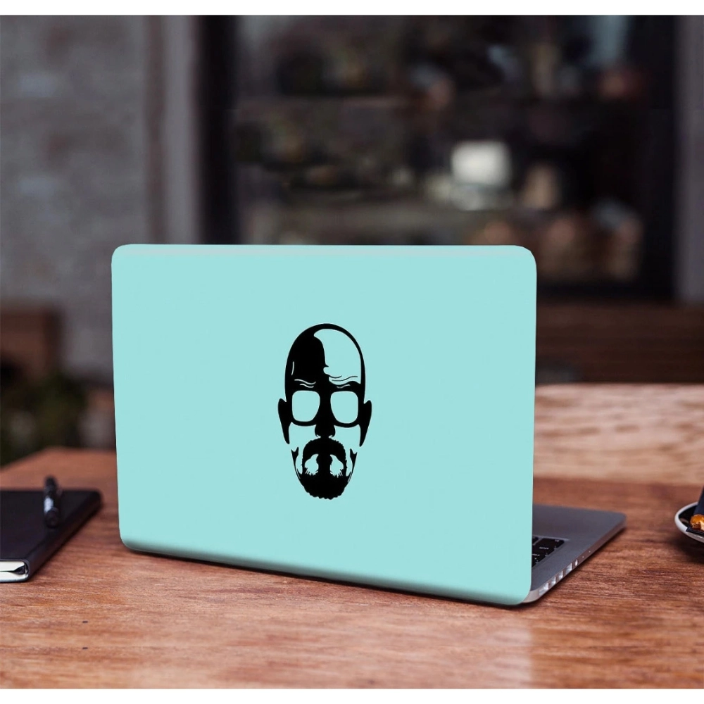 Man Face Art Removeable Laptop Sticker for Back Side skin for any kind ...