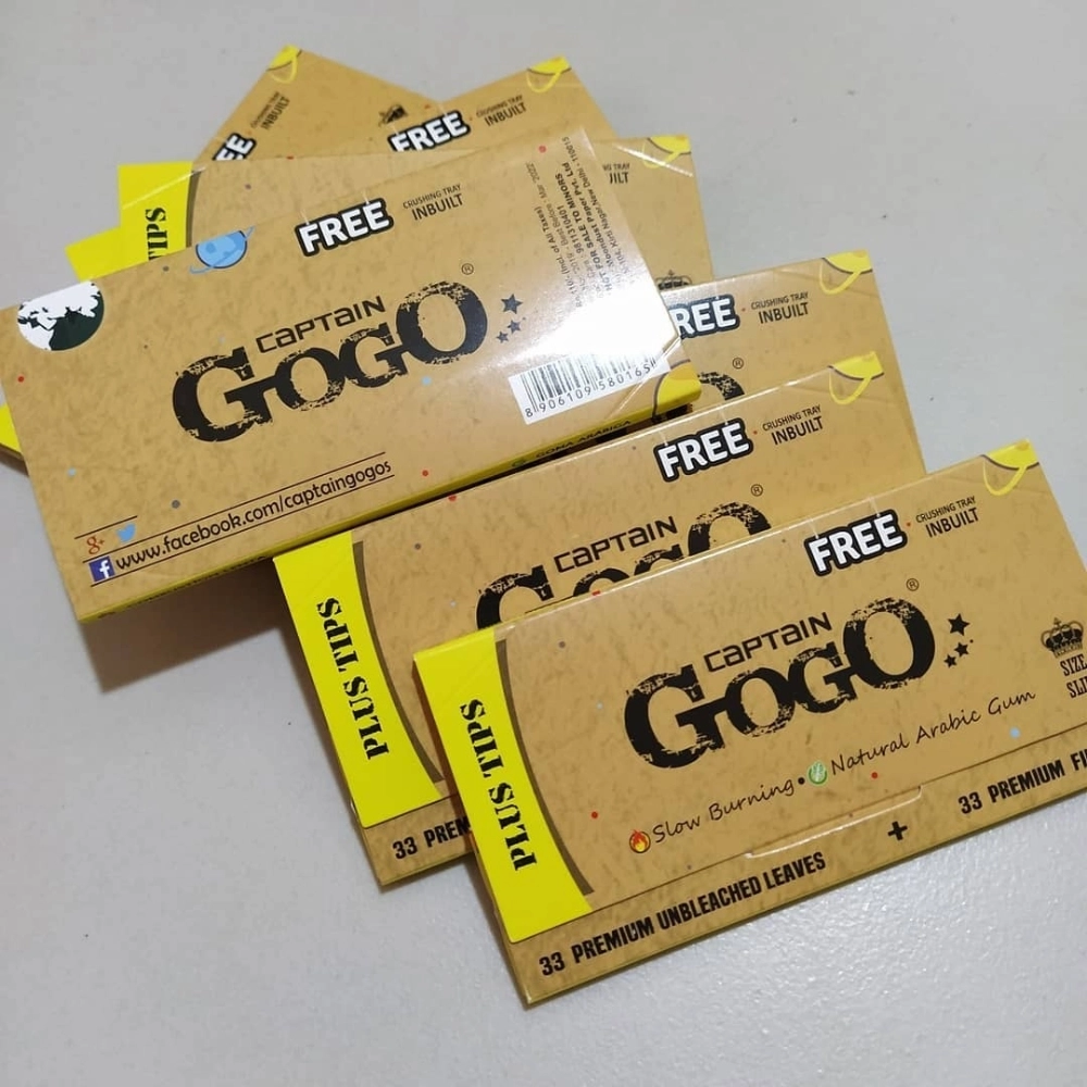 Vyxoo Inc Brown Slow Burning Arabic Bleached Gogo Paper With Crushing ...