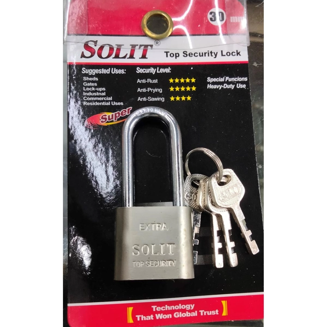 Pad Lock Top Security 30Mm- Long Head