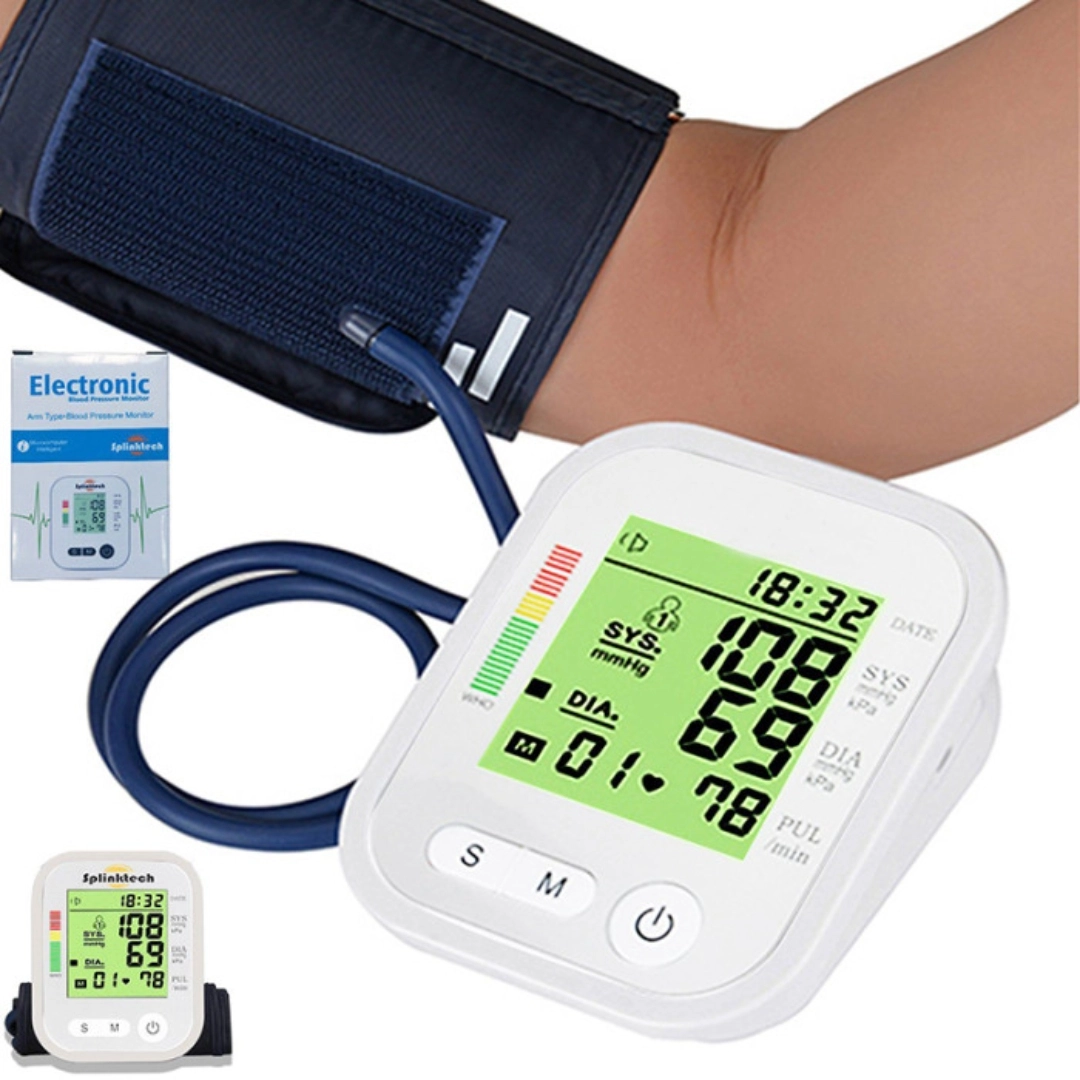 Digital Arm Blood Pressure Test Kit Cuff Sensor Monitor BP Automatic ...
