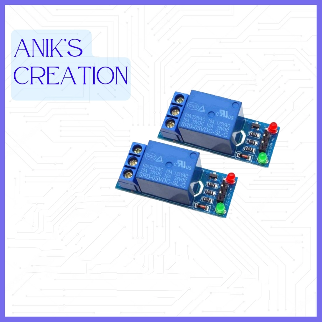 1 Channel Relay Module For Arduino Based Project