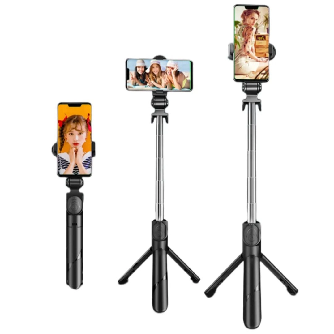 XT-02 Flexible 2 in 1 Bluetooth Selfie Stick Tripod Remote Control ...